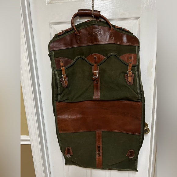 Orvis Bags Orvis Vintage Garment Bag Green Brown Poshmark